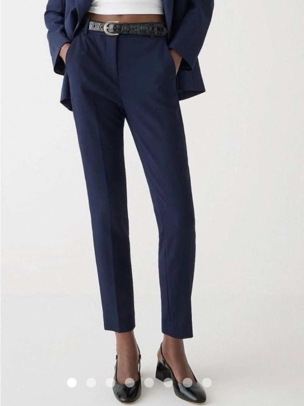 J.Crew Cameron pant 0P navy blue.